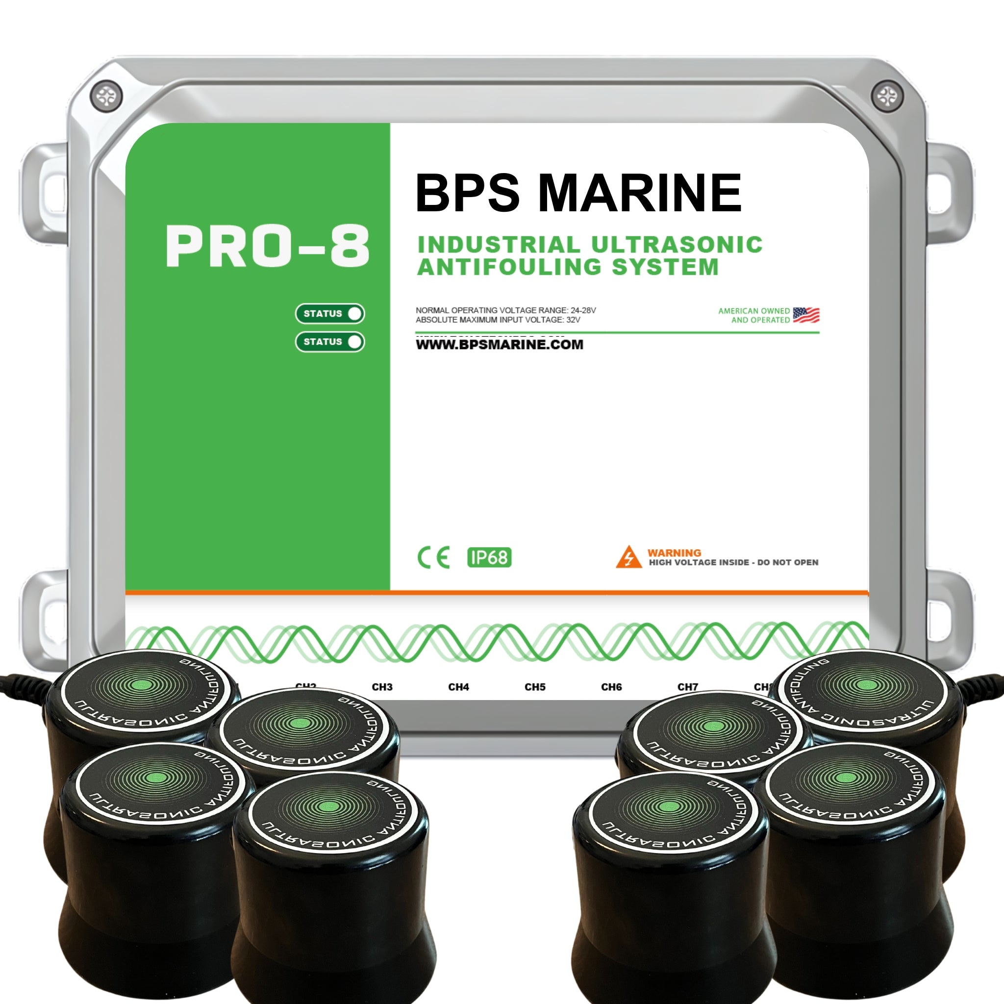 PRO-8 Ultrasonic Antifouling System