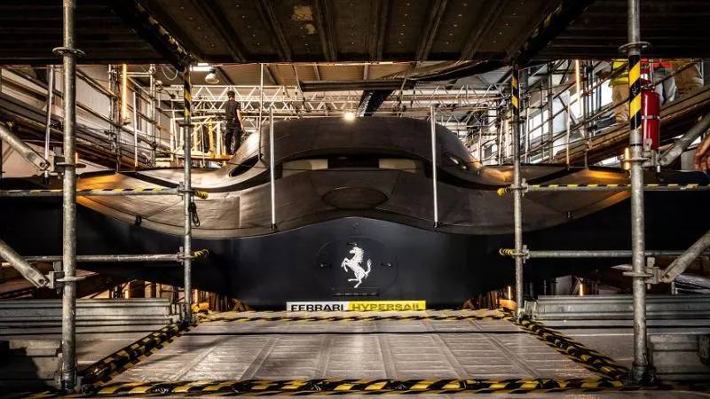 Ferrari Hypersail: nava-zbor a Casei din Maranello iese din umbra secretului
